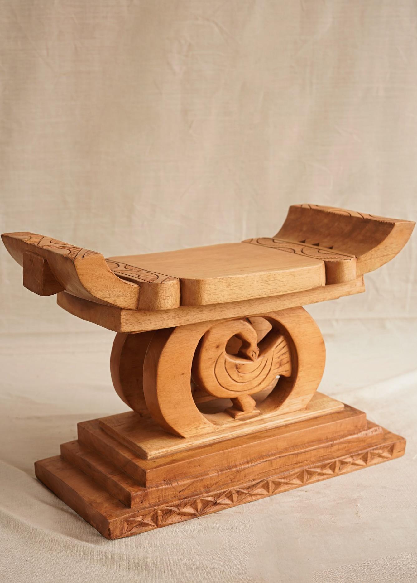 Ashanti Stool 017 _Sankofa