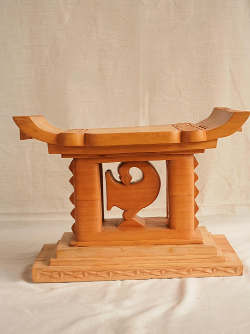 Ashanti Stool 019_Sankofa