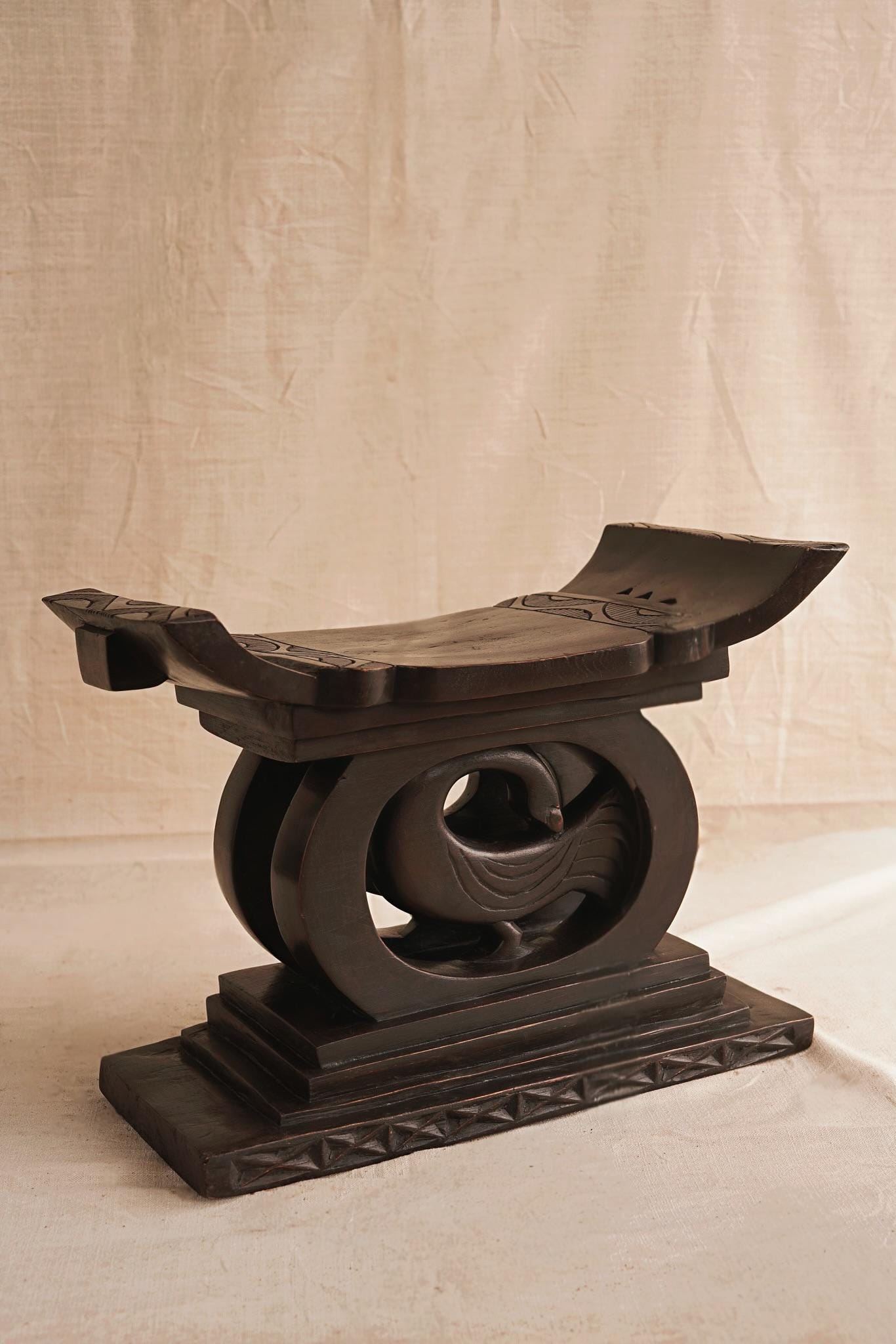Ashanti Stool 017 _Sankofa